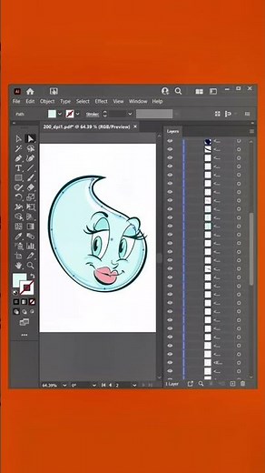 THE QUICKEST WAY TO FIND LAYERS IN ILLUSTRATOR #adobeillustrator #adobe #illustrator #shorts