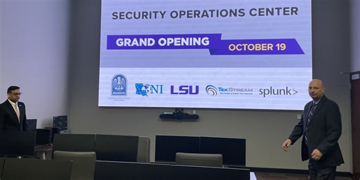 The doors are open to a new LSU Cybersecurity Operations Center
