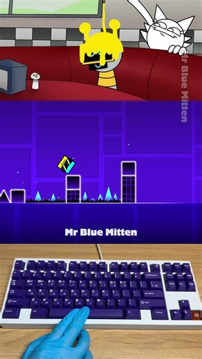 Wenda and mustard x Game Deometry Dash #animation #sprunki #gaming