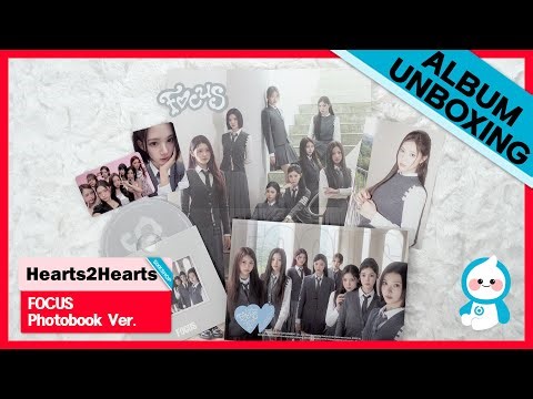 [4K UNBOXING] Hearts2Hearts - 1st Mini Album [FOCUS] (Photobook Ver.)