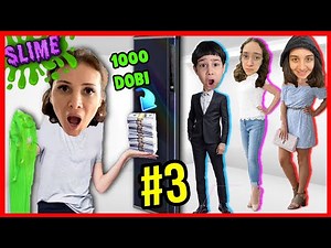 PARAVANLI ÖDÜLLÜ SLİME CHALLENGE! ÇEKİŞMELİ YARIŞMADA EN ÇOK PARAYI KİM KAZANACAK! Bidünya Oyuncak