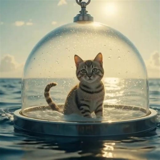 “He Took His Dog on a Dive… Inside a Glass Dome 🐕🌊✨”#sea