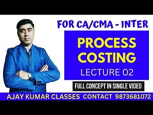 Process Costing Lecture 2