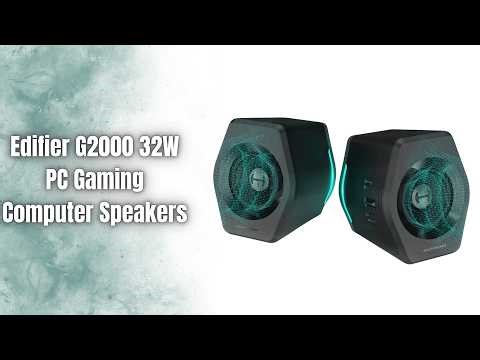 Edifier G2000 Review | 32W PC Gaming Speakers with RGB Lights and Bluetooth!