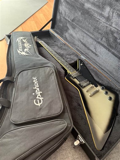 VIDEO DEMO Epiphone Brendon Small Signature "Thunderhorse" Explorer 'US CUSTOMERS, Tariff fees are included in shipping cost and prepaid" | Reverb