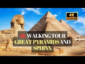 Full 4K Tour in The Pyramids of Giza | Inside the pyramid of Khufu and the Great Sphinx