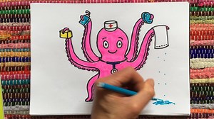 We absolutely love Matt Carr's new book Now Wash Your Hands - it's a fab way to help little ones learn about keeping clean and hygienic! The star of the book is Doris the Doctorpus and we're thrilled that as a special BookTrust HomeTime treat, Matt's here to teach us how to doodle Doris ourselves. Have a go and make sure you show us your drawings! You can find lots more fun stuff at BookTrust HomeTime here: https://www.booktrust.org.uk/hometime | BookTrust