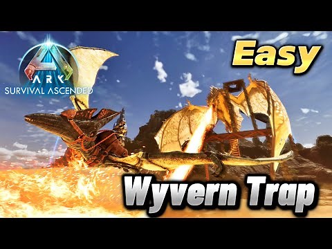 How To Build A Wyvern Trap Ark Survival Ascended