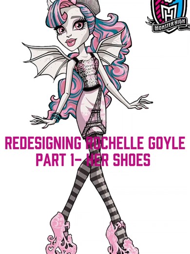 Monster High Character Redesign with Eiffel Towers