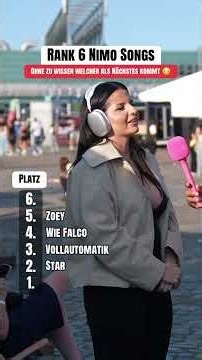 Was sagt ihr zu ihrem Ranking? Rank 6 Nimo Songs ohne zu wissen welcher als Nächstes kommt