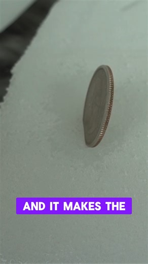 124K views · 1.2K reactions | How to make a coin shiver 略 #reels #experiment #coin #science #cold #viralreels #freezingcold | The Action Lab | Facebook
