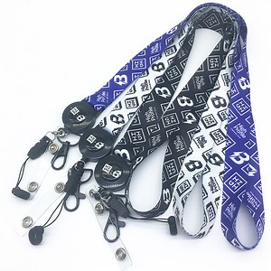 [Hot Item] Professional Manufacturer USA Custom Teacher Retractable Tool Pen Holder Lanyards with Rubber Silicon Ring