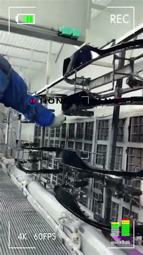 Automatic Painting Line for Automotive partd #automobile #machine #robot #automatic #robotics