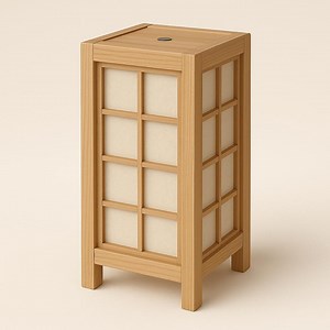 Japanische Shoji Lampe Holzbearbeitungsplan | DIY Holzlaterne (PDF Download) - Etsy.de