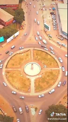 Exploring Downtown Lusaka, Zambia from Above