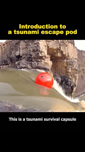 Introduction to a tsunami escape pod #knowledge #sports