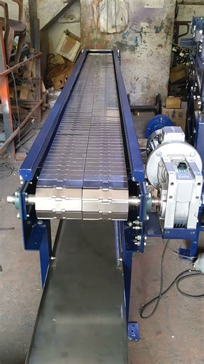 Stainless Steel Slat Chain Conveyor | Custom Conveyor System by Eshwa Engineering