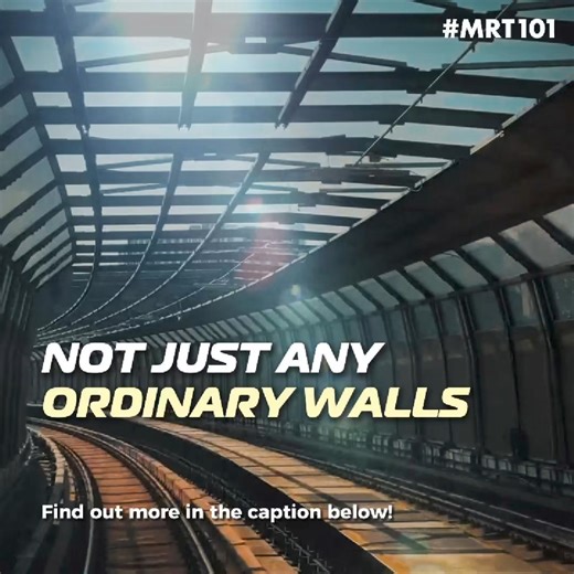 MRT 101 Series: Sound Barriers Ever noticed the intricate enclosures or tall barriers along the tracks? They aren't just for show! 🔊 Why Sound Barriers Matter: These barriers play a crucial role in keeping things quiet, improving life for those living nearby. Sound barriers help reduce the impact of train noise on surrounding areas and enhance the overall quality of life for residents and communities. 📊 Noise Facts: Did you know a passing MRT train can produce noise levels up to 81 decibels at