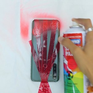 9.4K views · 23 reactions | Mobile spray painting hacks - back side #cover #mobile #hacks | Wow Decoration | Facebook
