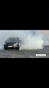 Tesla Model X P100D Drifting