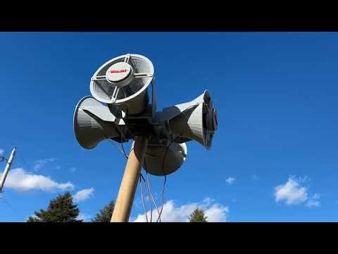 Mini Cannon Beach Whelen WS400H Array Siren Test
