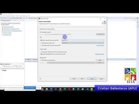 crear mi primer proyecto en java y configurarlo IDE ECLIPSE