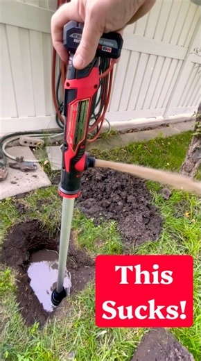 This Tool Moves Water FAST! #plumbing #powertools #tools @MilwaukeeTool
