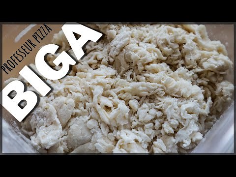 Comment Faire De La Bonne Pizza avec Pré Fermentation BIGA | Recette pizza classique Biga 50%