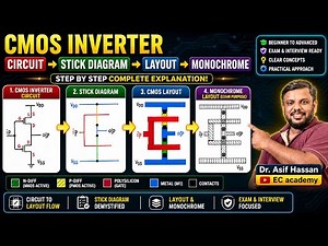 CMOS Inverter Complete Breakdown | Circuit to Layout to Fabrication