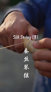 蚕丝琴弦 | Silk Strings #中国传统文化 #china #countryside #production 剥茧抽丝，蚕丝琴弦 Unraveling silk from a cocoon, made silk strings for musical instruments. 完整版在主页哦 The full version is available on the homepage. | Shan Bai