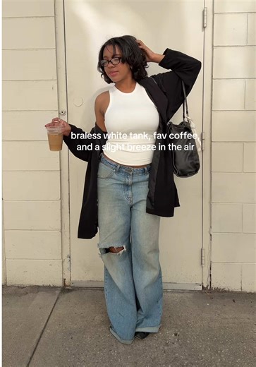 good vibes and even better tank #outfitinspo #bigchestapproved #ootd | White Tank Top Outfit
