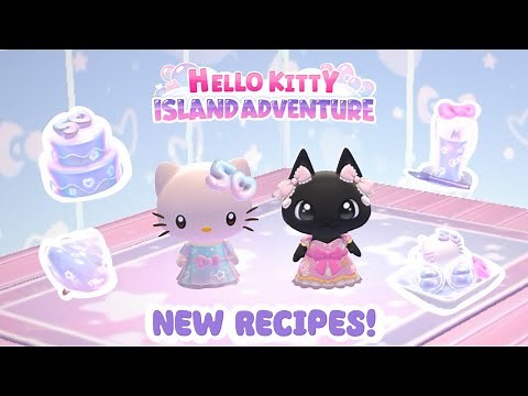 All NEW RECIPES 🫧 in 2.0.5 Hello Kitty 50th Anniversary Celebration🩷✨ Hello Kitty Island Adventure