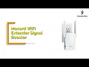 MACARD CRYO-360 WiFi Extender Signal Booster Setup Guide
