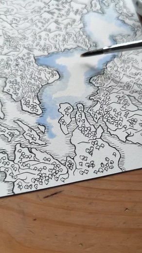 creating colour map tiles, these are made as squares so you can mix and match #dndalley #dndtiktok #mapmaking #fantasymap