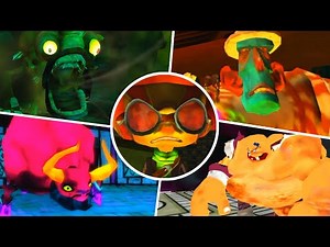 Psychonauts All Bosses (PS4) 1080p