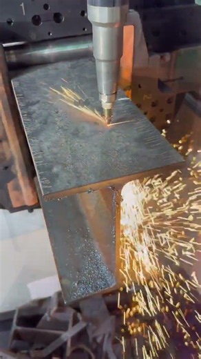 Amazing CNC Laser Tube Cutting Process! High-Precision Structural Steel Fabrication