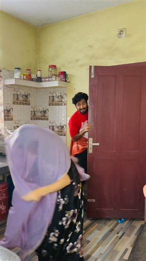 Rajesh chinnu on Instagram: "Pro kallan😀❤️ wait for the end🙈 @deepthi__rajesh_ #reels #couplegoals #comedy"