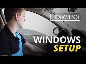 How do you reset the power windows of the BMW 3 Series?