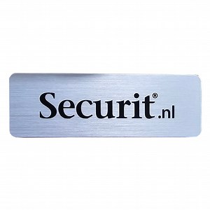 [Hot Item] Brushed Custom Metal Plate Aluminum Printing Company Badge with 3m Self-Adhesive