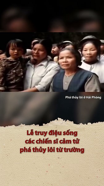 Lễ truy điệu sống các chiến sĩ phá thủy lôi ở Hải phòng | Tribute to the Naval Mine Clearance Heroes