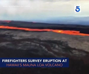 6.2K views · 155 reactions | VOLCANO ERUPTS - Waves of orange, glowing lava and smoky ash erupted Monday from the world’s largest active volcano and people living on Hawaii’s Big Island were warned to be ready should debris threaten communities: https://bit.ly/3OJg7Qp | KTLA 5 News | Facebook