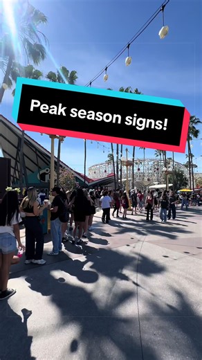 Tell tell sign it’s peak season in the California Parks. #disneycaliforniaadventure #dca #disneyland #springbreak #longline