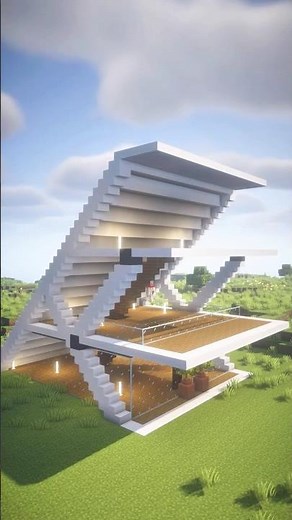 Minecraft Modern House build 🏡