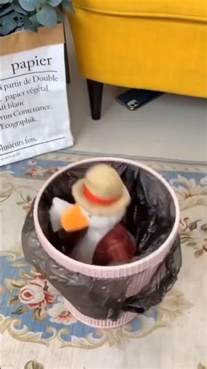 TRASH CAN SET PLASTIC BAG DISPENSER #tools #household appliances #unique items #furniture #toys