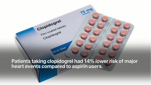 Blood Thinner Clopidogrel Outperforms Aspirin in Preventing Heart Attacks