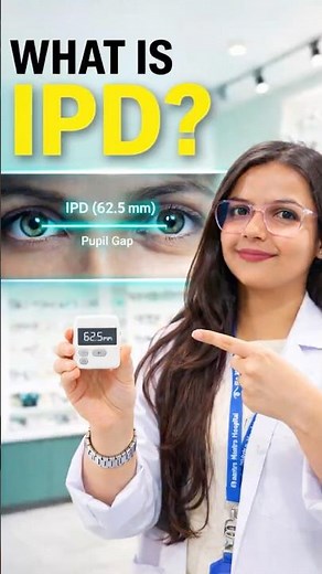 👓 Chashma Pehne Par Sir Dard? Know What is IPD in Eye Test! #visioncare #viralshorts #eyeprotection