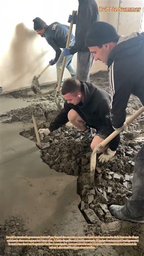 Démolition intérieure : enlèvement du revêtement de sol existant