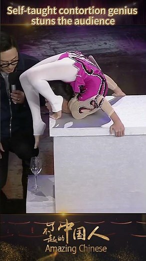 11 y/o self-taught contortion prodigy shows off what she can do | Amazing Chinese #shorts