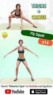 30 Min #legworkout To shape Your #thighs and #calves ‪@RobertasGym‬ #weightloss #homeworkout