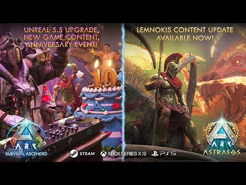 ASA Unreal 5.5 Upgrade, Anniversary Event, Astraeos Update